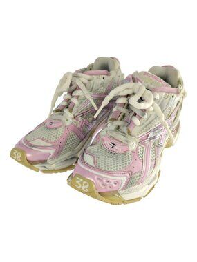Balenciaga Runner Distressed Sneakers Shoes 38 Pink
